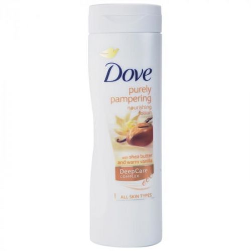 Dove Purely Pampering Shea Butter výživné telové mlieko bambucké maslo a vanilka 400 ml