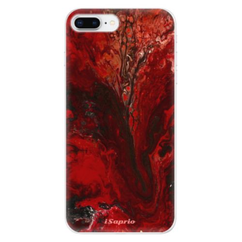 Odolné silikónové puzdro iSaprio - RedMarble 17 - iPhone 8 Plus