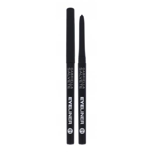 Gabriella Salvete Automatic Eyeliner 0,28 g ceruzka na oči pre ženy 01 Black vysúvacia