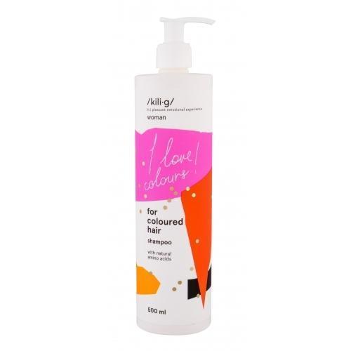 kili·g woman for coloured hair 500 ml šampón pre ženy na farbené vlasy