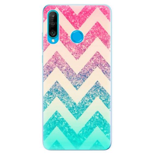 Odolné silikonové pouzdro iSaprio - Zig-Zag - Huawei P30 Lite