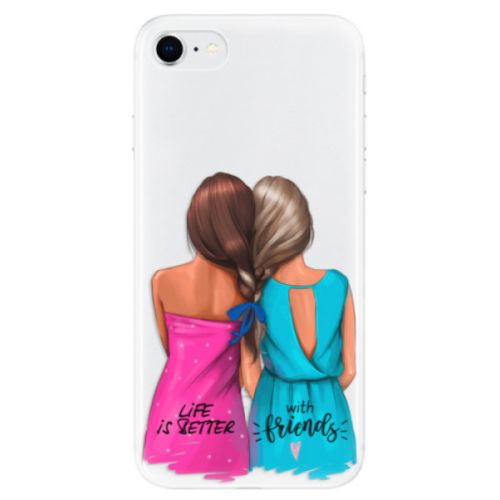 Odolné silikónové puzdro iSaprio - Best Friends - iPhone SE 2020