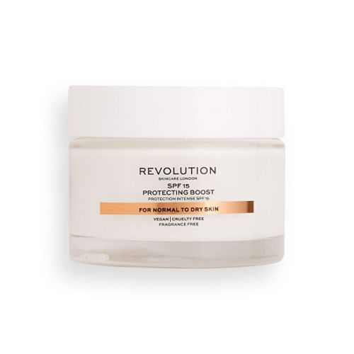 Revolution Denný krém pre normálnu až suchú pleť SPF 15 ( Moisture Cream SPF15 Normal to Dry Skin) 50 ml