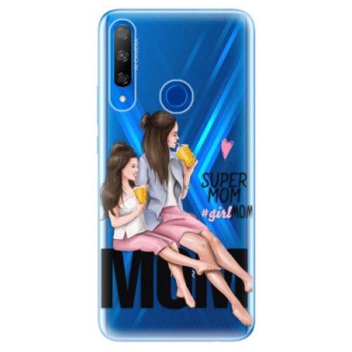 Odolné silikónové puzdro iSaprio - Milk Shake - Brunette - Huawei Honor 9X
