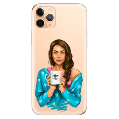 Odolné silikónové puzdro iSaprio - Coffe Now - Brunette - iPhone 11 Pro Max