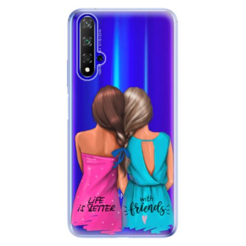 Odolné silikónové puzdro iSaprio - Best Friends - Huawei Honor 20