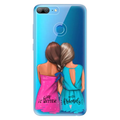 Odolné silikónové puzdro iSaprio - Best Friends - Huawei Honor 9 Lite