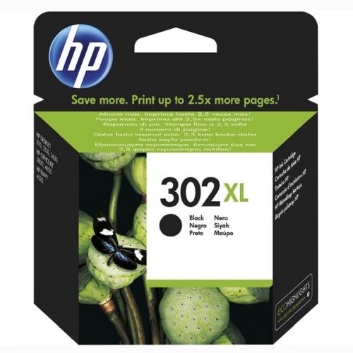 HP originál ink sada F6U68AE, HP 302XL, black, blister, 480str., 8,5ml, HP