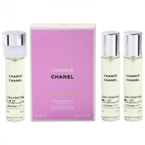 Chanel Chance Eau Fraîche toaletná voda (3 x náplň) pre ženy 3x20 ml