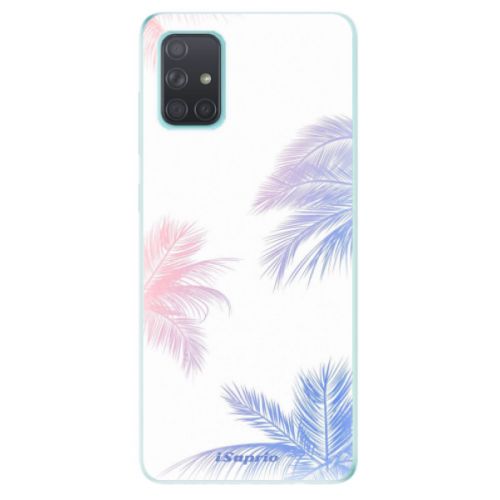 Odolné silikónové puzdro iSaprio - Digital Palms 10 - Samsung Galaxy A71