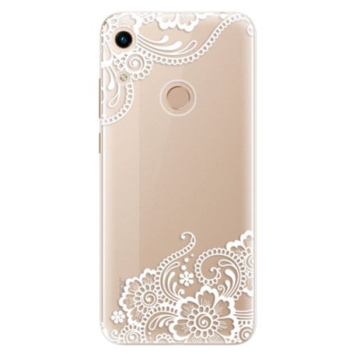 Odolné silikónové puzdro iSaprio - White Lace 02 - Huawei Honor 8A