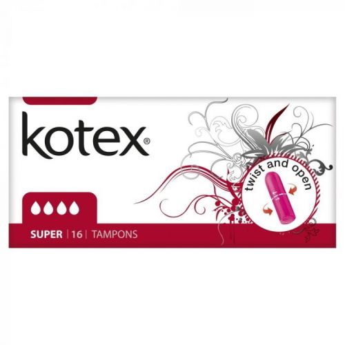Kotex tampóny Super 16ks