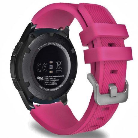 Samsung Gear S3 Silicone Sport remienok, Dark Pink