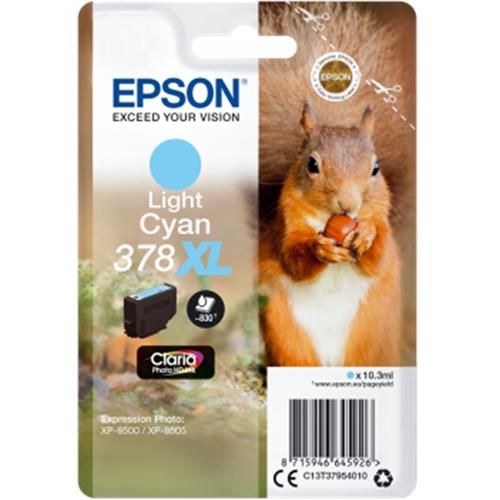 Epson Singlepack Light Cyan 378 XL Claria C13T37954010