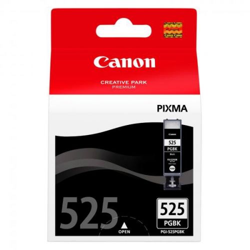 Canon originál ink PGI525PGBK, black, blister s ochranou, 4529B008, 4529B004, Canon Pixma MG5150, 5250, 6150, 8150