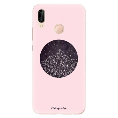 Odolné silikónové puzdro iSaprio - Digital Mountains 10 - Huawei P20 Lite