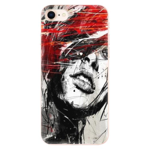 Odolné silikónové puzdro iSaprio - Sketch Face - iPhone 8