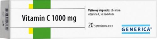 GENERICA Vitamin C 1000 mg tbl eff 20 ks