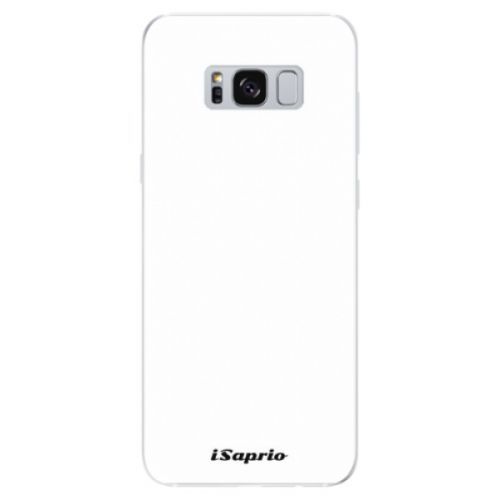 Odolné silikónové puzdro iSaprio - 4Pure - bílý - Samsung Galaxy S8