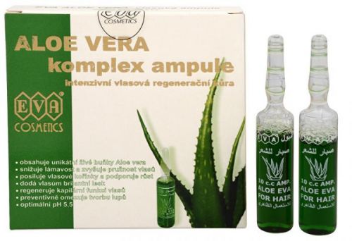 Eva Cosmetics EVA Aloe Vera Vlasové ampulky 5 x 10 ml