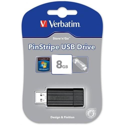 USB Kľúč 8GB Verbatim Store 'n' Go PinStripe 49062