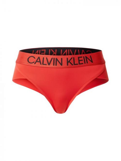 Calvin Klein Swimwear Bikinové nohavičky 'BRAZILIAN'  červené