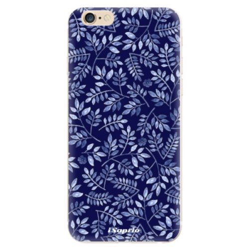Odolné silikónové puzdro iSaprio - Blue Leaves 05 - iPhone 6/6S