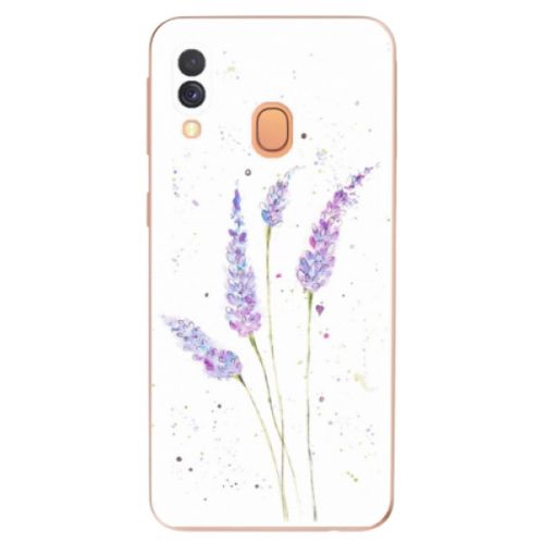 Odolné silikónové puzdro iSaprio - Lavender - Samsung Galaxy A40