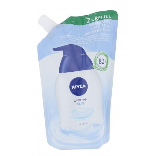 Nivea Creme Soft Care Soap Refill 500 ml tekuté mydlo pre ženy