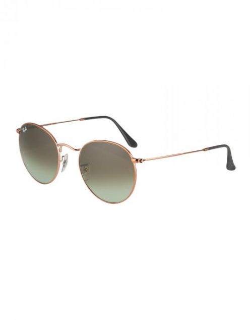 Ray-Ban Slnečné okuliare 'Round metal'  hnedé / bronzová