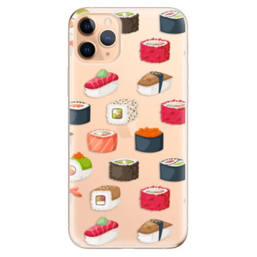 Odolné silikónové puzdro iSaprio - Sushi Pattern - iPhone 11 Pro Max