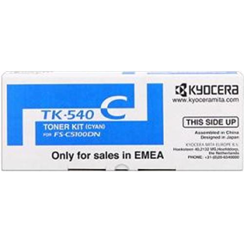 Toner KYOCERA TK-540C Cyan FS-C 5100DN TK540C