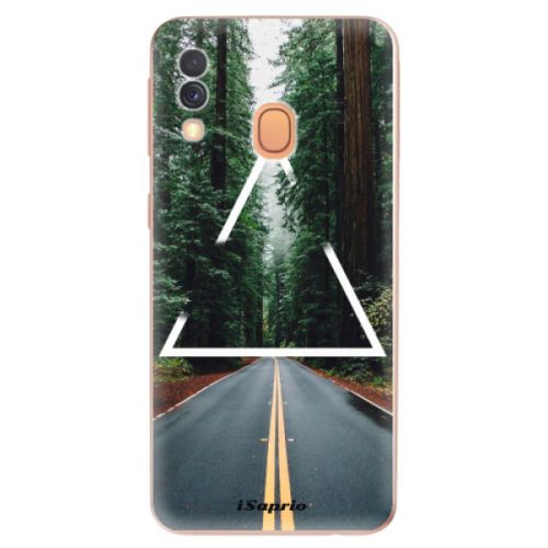 Odolné silikónové puzdro iSaprio - Triangle 01 - Samsung Galaxy A40