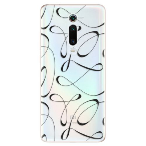 Odolné silikónové puzdro iSaprio - Fancy - black - Xiaomi Mi 9T Pro