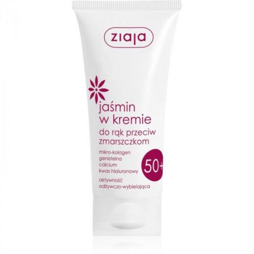 Ziaja Jasmine omladzujúci krém na ruky 50+ 50 ml