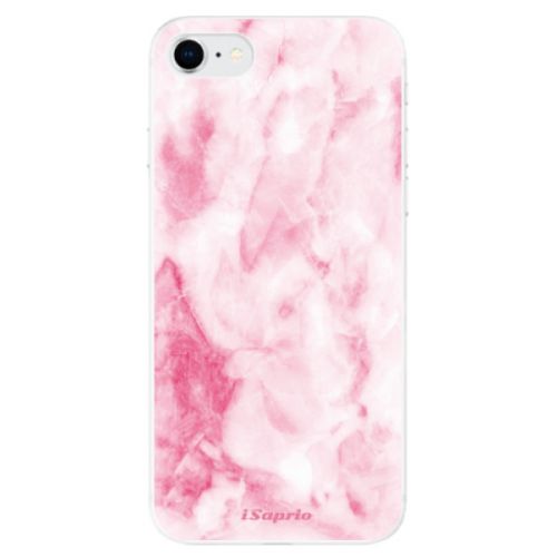 Odolné silikónové puzdro iSaprio - RoseMarble 16 - iPhone SE 2020