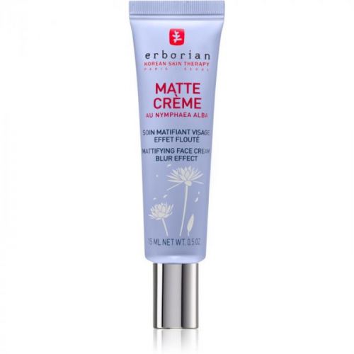 Erborian Matte Crème svieži zmatňujúci krém pre zjednotenie farebného tónu pleti 15 ml
