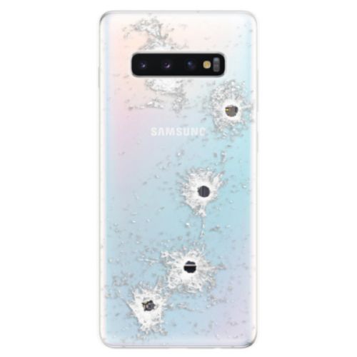 Odolné silikonové pouzdro iSaprio - Gunshots - Samsung Galaxy S10+