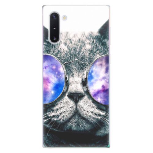 Odolné silikónové puzdro iSaprio - Galaxy Cat - Samsung Galaxy Note 10