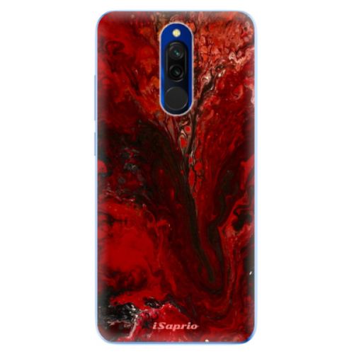 Odolné silikónové puzdro iSaprio - RedMarble 17 - Xiaomi Redmi 8