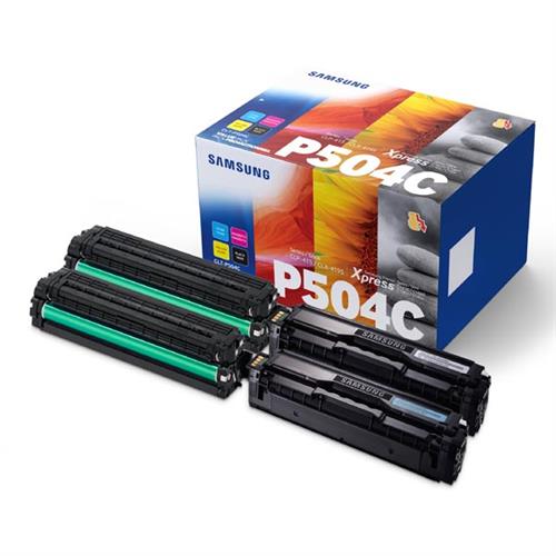 SAMSUNG CLT-P504C 4-pk CYMK Toner Crt SU400A