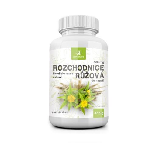 Allnature Rozchodnica ružová 500 mg 60 kapslí