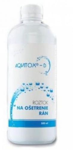 AQVITOX-D prostriedok na ošetrenie rán, roztok 500 ml