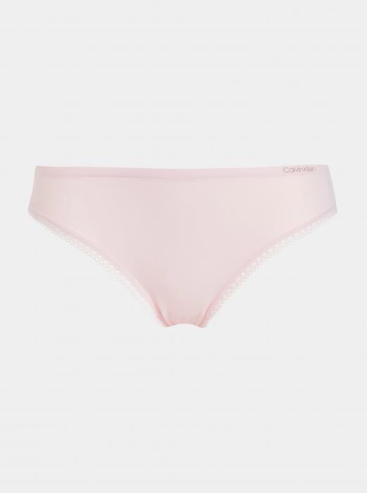 Svetloružové nohavičky s krajkou Calvin Klein Underwear