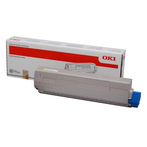 OKI originál toner 44844613, yellow, 7300str., OKI C822