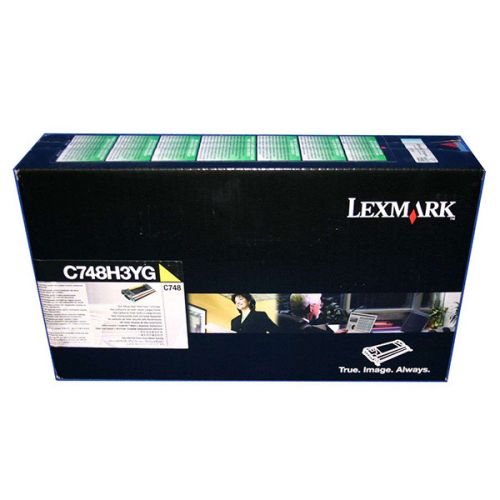 Lexmark originál toner C748H3YG, yellow, 10000str., C748, Lexmark C748de, C748dte, C748e