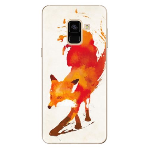 Odolné silikónové puzdro iSaprio - Fast Fox - Samsung Galaxy A8 2018