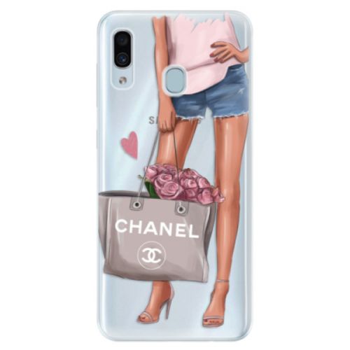 Silikónové puzdro iSaprio - Fashion Bag - Samsung Galaxy A30
