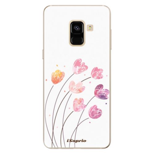 Odolné silikónové puzdro iSaprio - Flowers 14 - Samsung Galaxy A8 2018