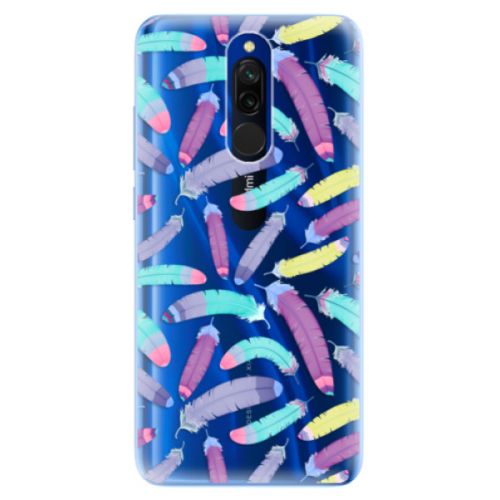 Odolné silikónové puzdro iSaprio - Feather Pattern 01 - Xiaomi Redmi 8